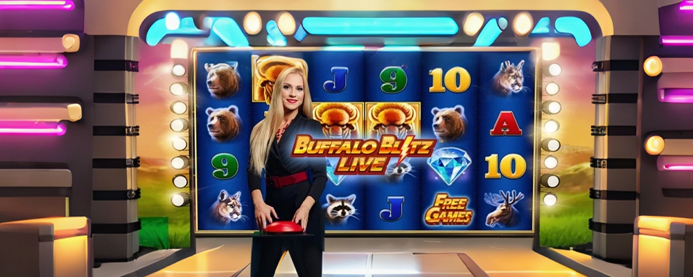 55000 bet Caça-níqueis Buffalo Blitz ao Vivo